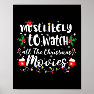 Mest sannolikt att se alla julfilmer Fami Poster