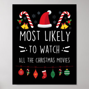 Mest sannolikt att se alla julfilmer Fami Poster