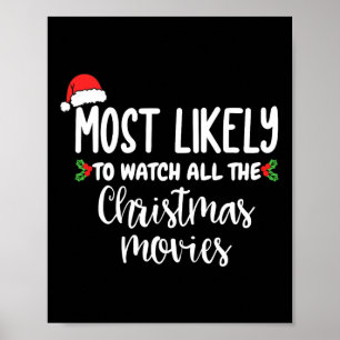 Mest sannolikt att se alla julfilmer i Julafton Poster