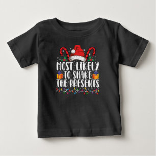 Mest sannolikt att skaka presenter Squad familj T Shirt