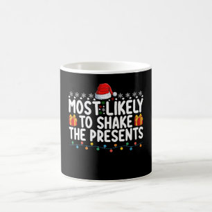 Mest sannolikt att skaka presenterna julhelgen kaffemugg