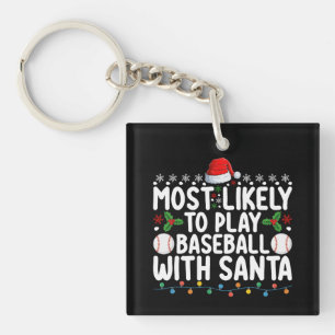 Mest sannolikt att spela baseboll med Santa jul