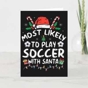 Mest sannolikt att spela fotboll med Santa Familj  Kort