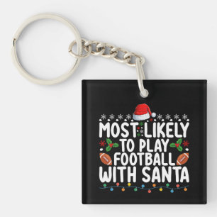 Mest sannolikt att spela fotboll med Santa jul