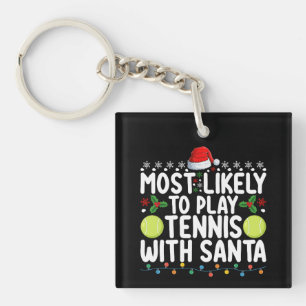 Mest sannolikt att spela tennis med Santa jul