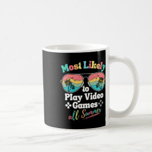Mest sannolikt att spela tv-spel hela sommaren Rol Kaffemugg