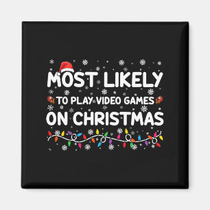 Mest sannolikt att spela tv-spel på juldags-gamer magnet
