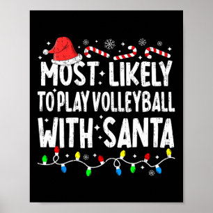 Mest sannolikt att spela volleyboll med julmatchni poster