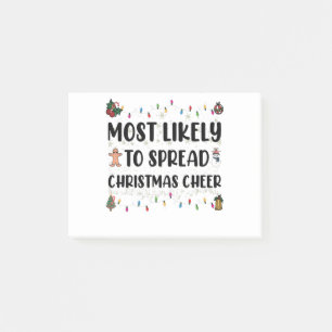 Mest sannolikt att sprida julstämning Jul Xmas Post-it Block