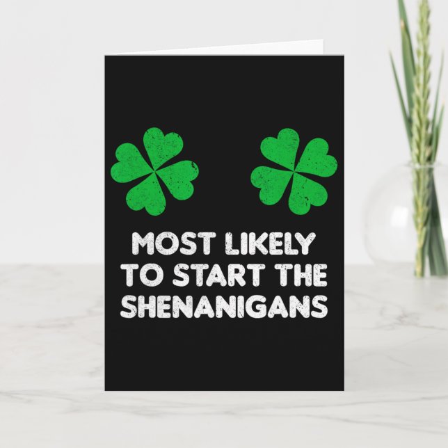 Mest sannolikt att starta buset Shamrock St P Kort (Framsida)