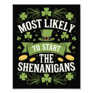 Mest sannolikt att starta upptåget St Patricks Fototryck