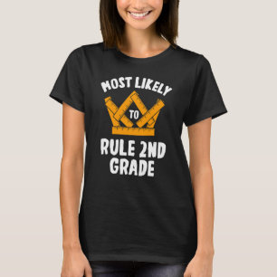 Mest sannolikt att styra elev i 2:a klass   andra  t shirt