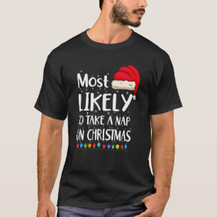 Mest sannolikt att ta en tupplur på jul_1 t shirt