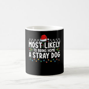Mest sannolikt att ta hem en hemlös hund till jul kaffemugg