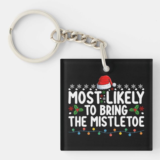 Mest sannolikt att ta med misteln jul familj (Framsidan)