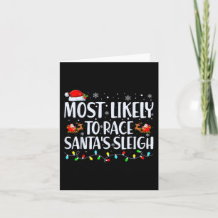 Mest sannolikt att tävla med Jultomtens släde Fa Kort