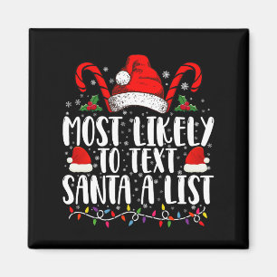 Mest sannolikt att texta Tomte en lista som matcha Magnet