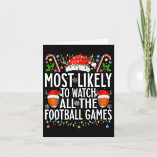 Mest sannolikt att titta på alla fotbollsmatcher j kort