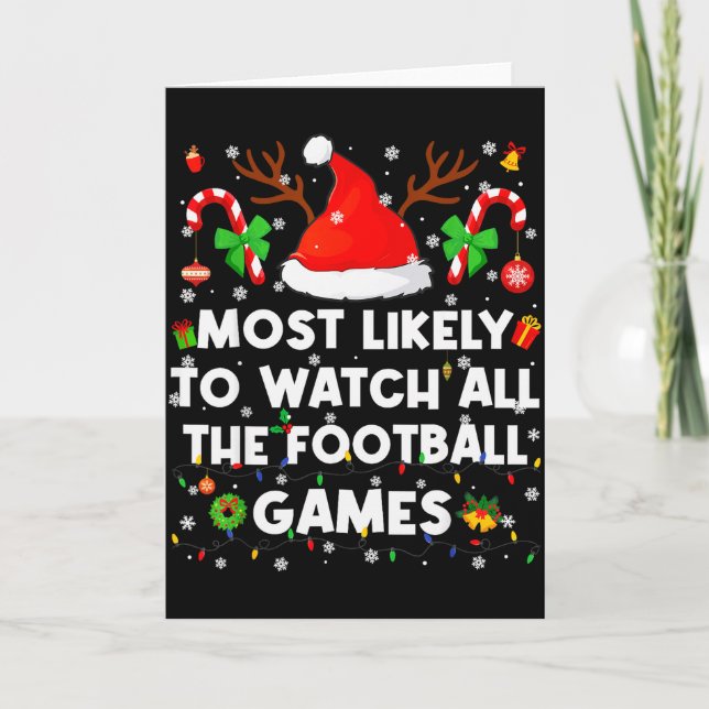 Mest sannolikt att titta på alla fotbollsmatcher j kort (Framsida)