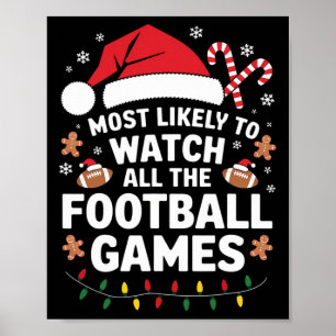 Mest sannolikt att titta på alla fotbollsmatcher j poster