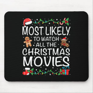 Mest sannolikt att titta på julfilmsfamiljen C Musmatta