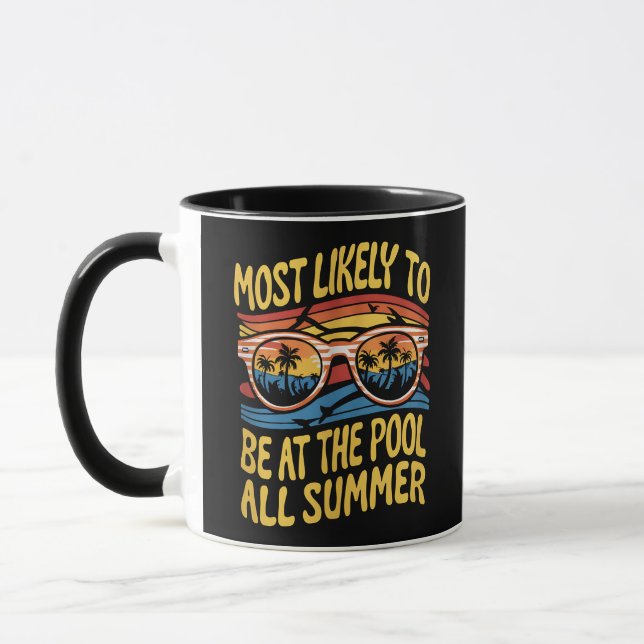Mest sannolikt att vara vid poolen hela sommaren G Mugg (Vänster)