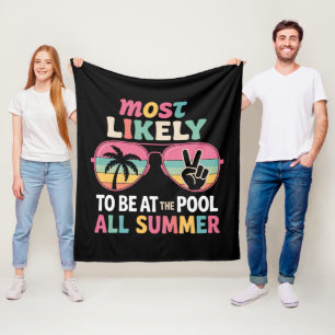 Mest sannolikt att vara vid poolen hela sommaren l fleecefilt