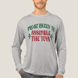 Mest sannolikt familjegrupp rolig sammansättning l t shirt