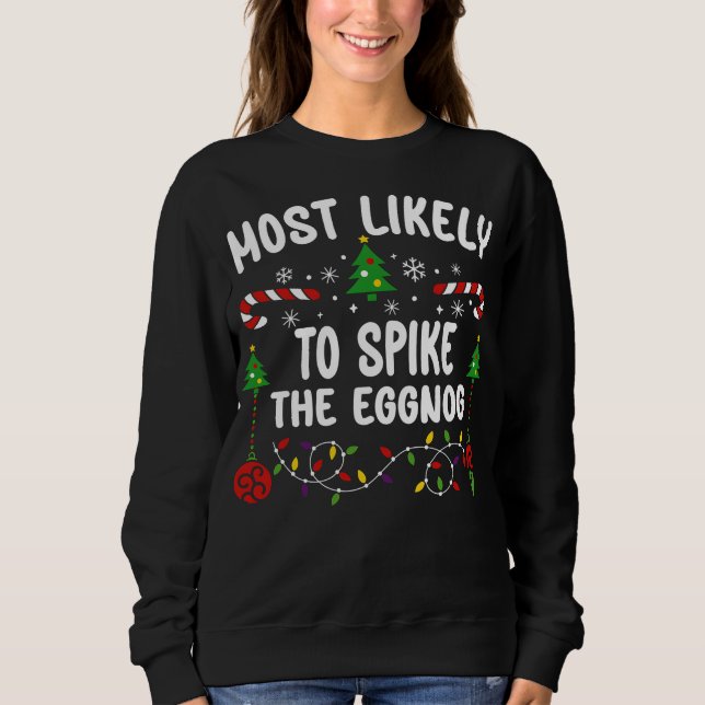 MEST SANNOLIKT FÖR SPIKET AV EGGNOGEN T SHIRT (Framsida)