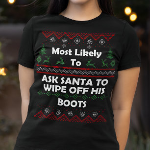 Mest sannolikt fråga jultomten "Sweater" T Shirt