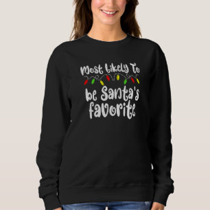 Mest sannolikt jul tomtens favorit familj Ch T Shirt