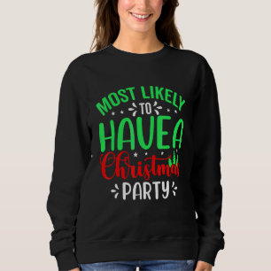 Mest sannolikt julhumor Pjs familjematchande T Shirt