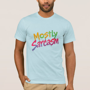 Mest Sarcasm-droppning Graffiti Design T Shirt