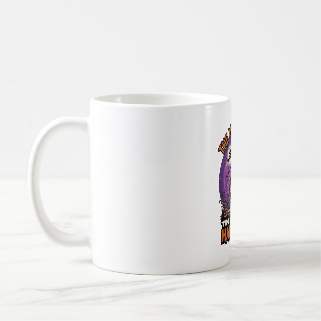 Mest Skräckinjagande Halloween Spökhus Häxa Pumpa Kaffemugg (Vänster)