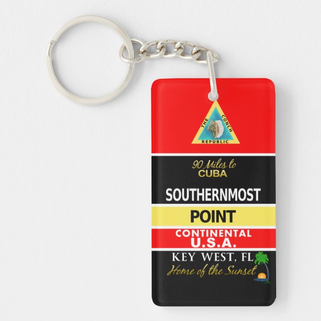 Mest southernmost peka bojet Key West (Framsidan)