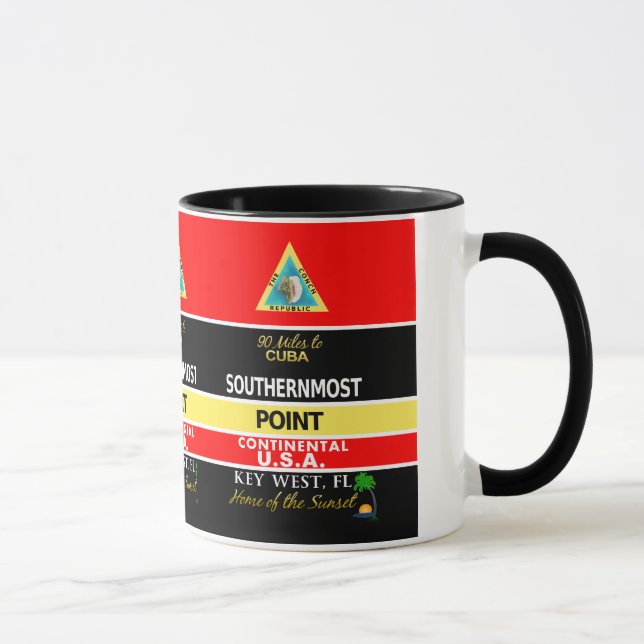 Mest southernmost peka bojet Key West Mugg (Höger)
