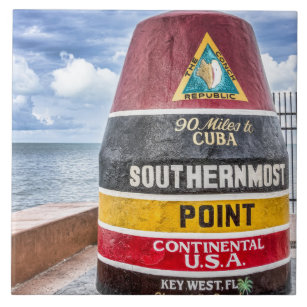 Mest southernmost peka Key West Kakelplatta