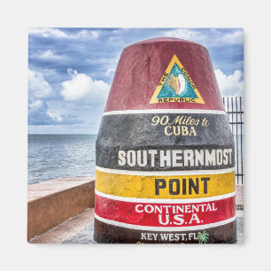 Mest southernmost peka Key West Magnet