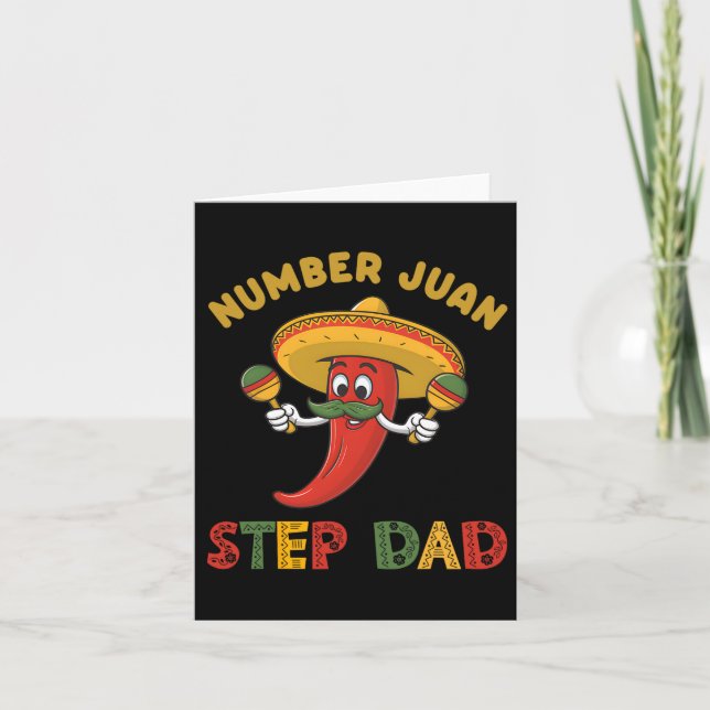 Mest steg Pappa nummer ett Fars dag, mexikanska Ju Kort (Framsida)