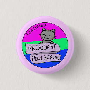 Mest stolt Polysexual Knapp