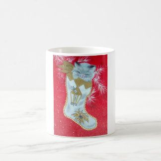 Mest sweetest vintagejulkattunge kaffemugg