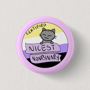 Mest trevliga Nonbinary Knapp