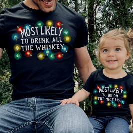 Mest trolig Anpassningsbar - en trevlig julfamilj T Shirt