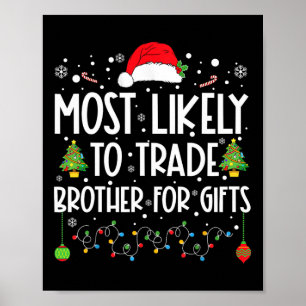 Mest trolig att bli handelsmäklare för presentfami poster