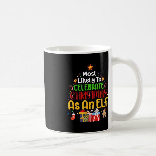 Mest trolig att fira jul som elefant kaffemugg (Höger)