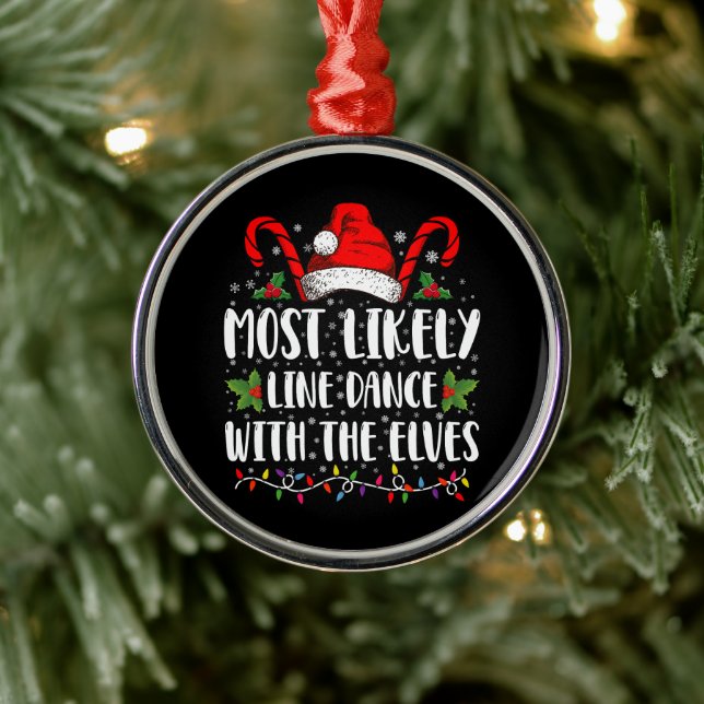 Mest trolig att följa danset med julen julgransprydnad metall (Träd)