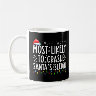 Mest trolig att krascha jultomtens sleigh-familjen kaffemugg