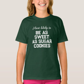 Mest trolig att matcha familje- julets T-Shirt