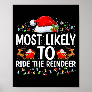 Mest trolig att rida renfamiljen C Poster
