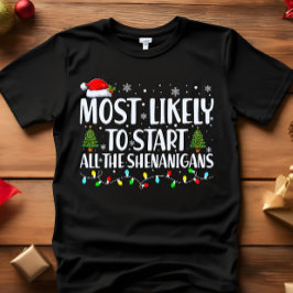 Mest trolig att STARTA ALLA SHENANIGANS CHRISTMAS T Shirt